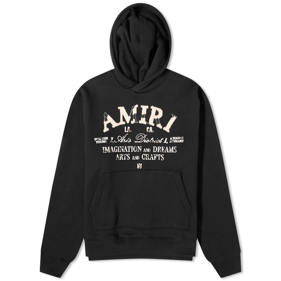 AMIRI DISTRESSED ARTS DISTRICT HOODIE - Picture 2 of 2